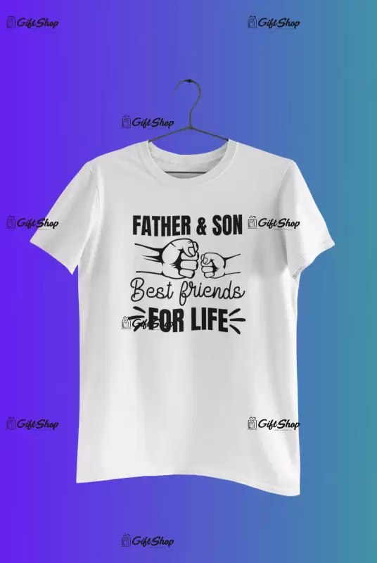 Father and son, tricou cu mesaj, tgs0277 b